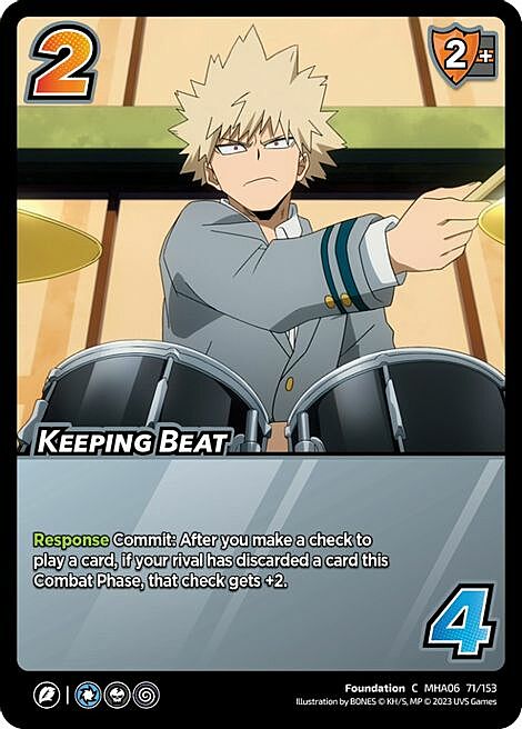 Keeping Beat Card Front