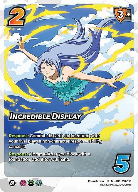 Incredible Display Card Front