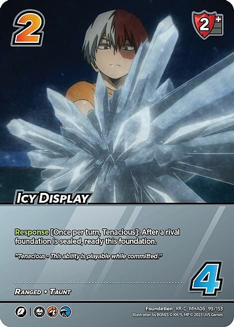 Icy Display Card Front