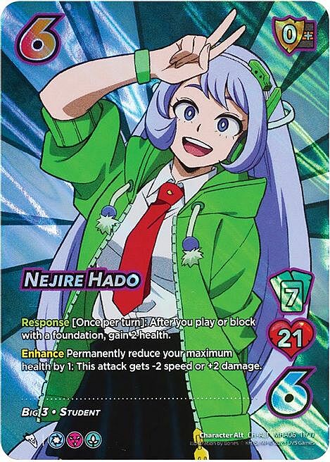 Nejire Hado Frente