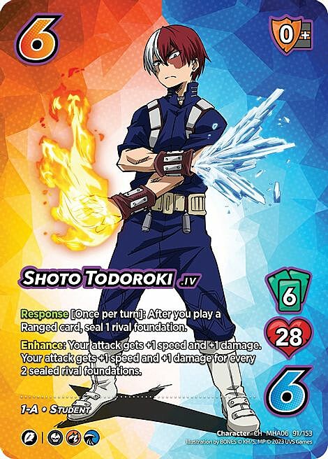 Shoto Todoroki Card Front