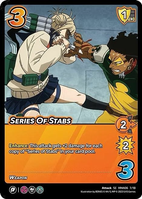 Series Of Stabs Card Front