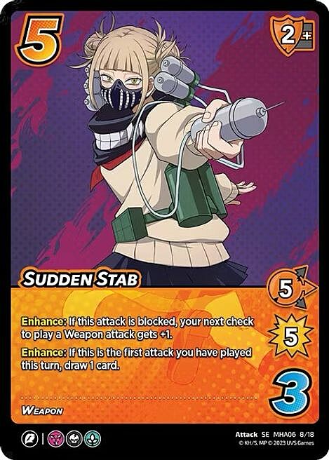 Sudden Stab Card Front