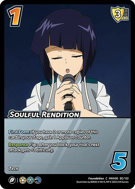 Soulful Rendition Card Front