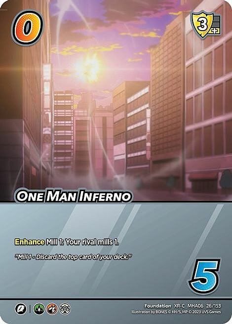 One Man Inferno Frente