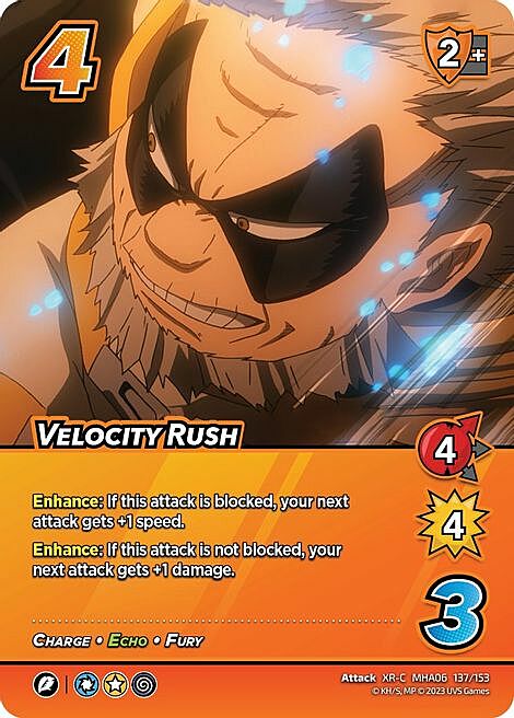 Velocity Rush Card Front