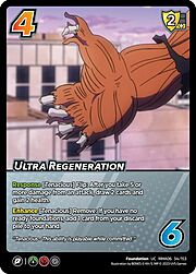 Ultra Regeneration