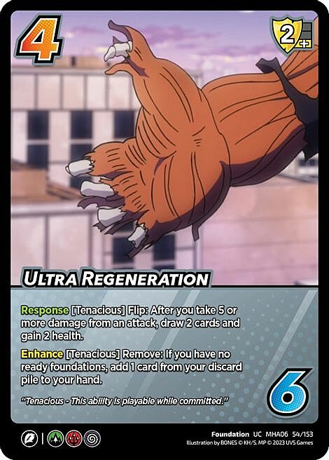 Ultra Regeneration Card Front