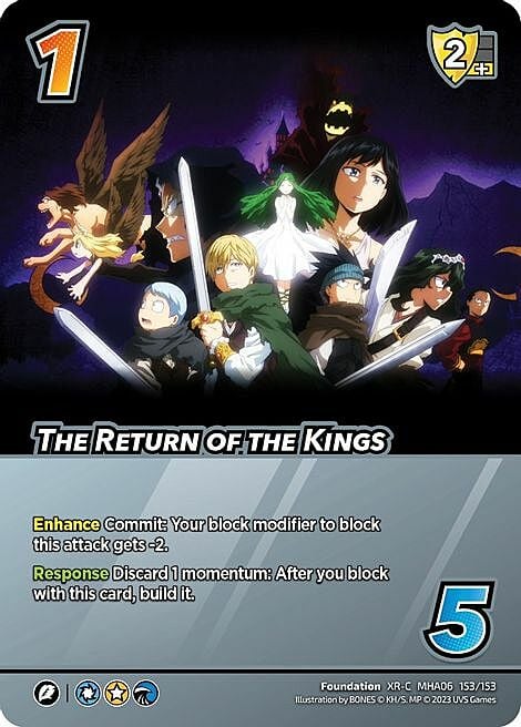 The Return of the Kings Card Front