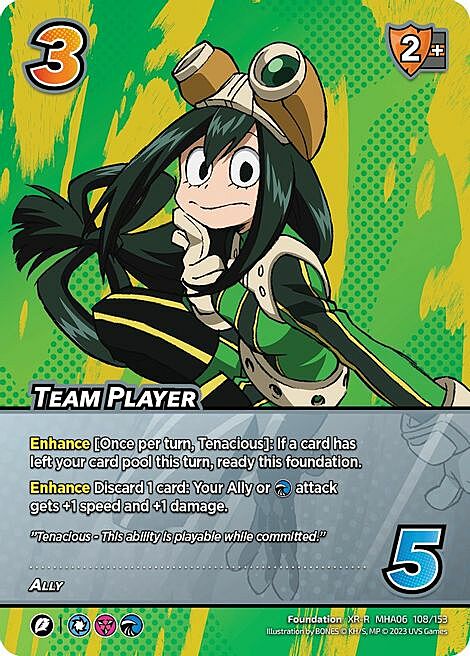 Team Player Card Front