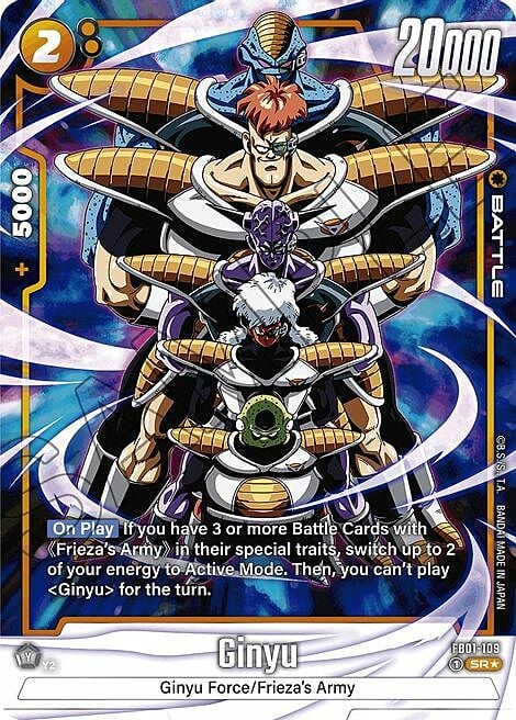 Ginyu Card Front