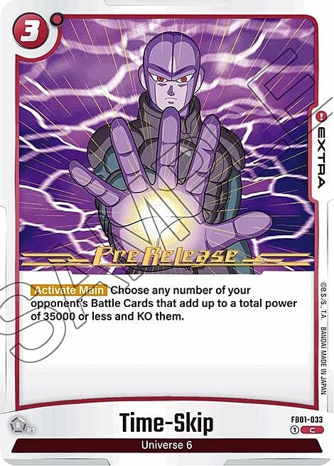 Time-Skip Card Front