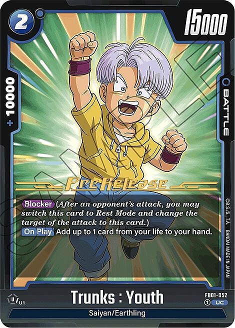 Trunks : Youth Card Front