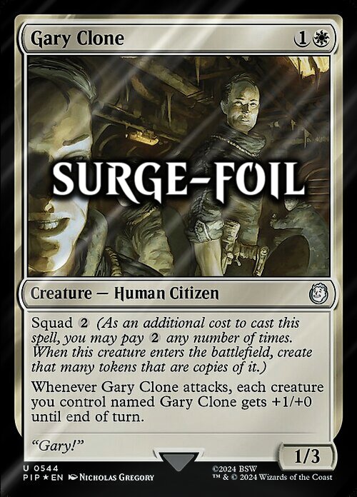 Gary Clone Card Front
