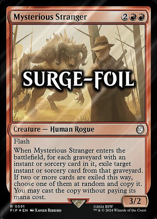 Mysterious Stranger Card Front
