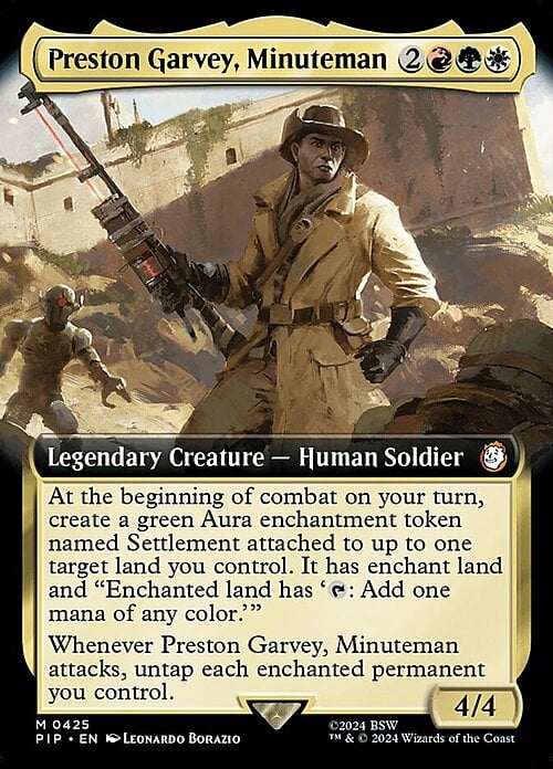 Preston Garvey, Minuteman Card Front