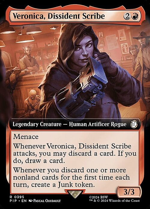 Veronica, Dissident Scribe Card Front