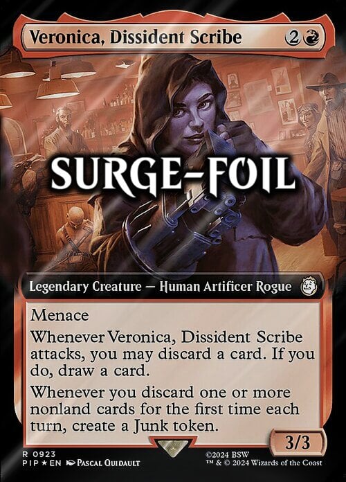 Veronica, Dissident Scribe Card Front