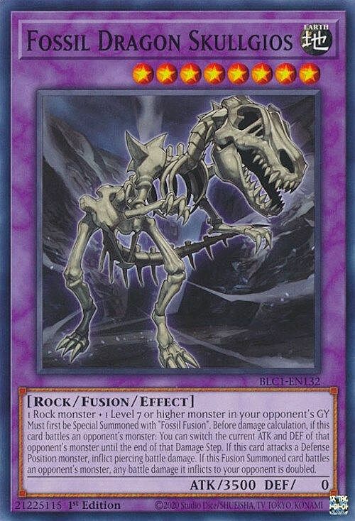 Drago Fossile Skullgios Card Front