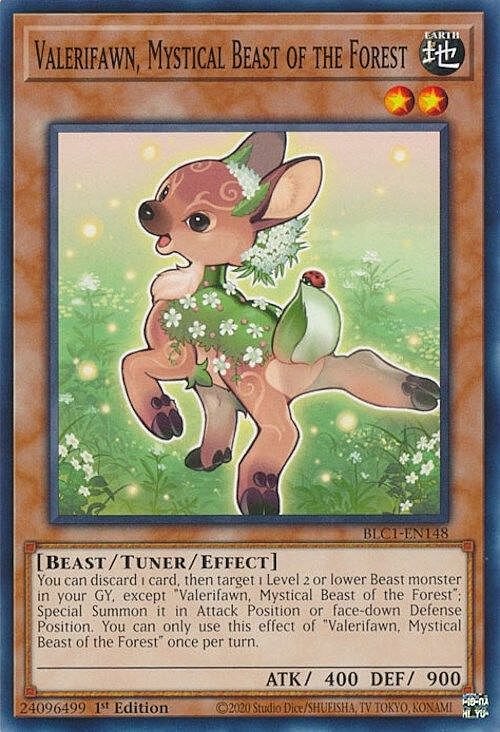 Valerifawn, Mystical Beast of the Forest Card Front