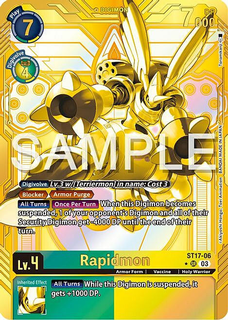 Rapidmon Card Front