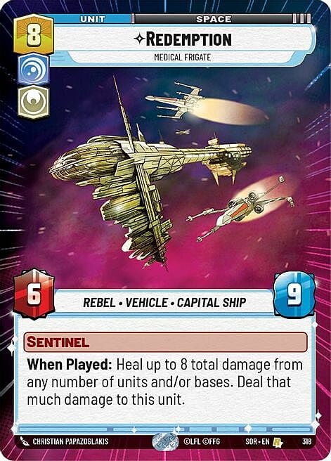 Redemption - Medical Frigate Card Front