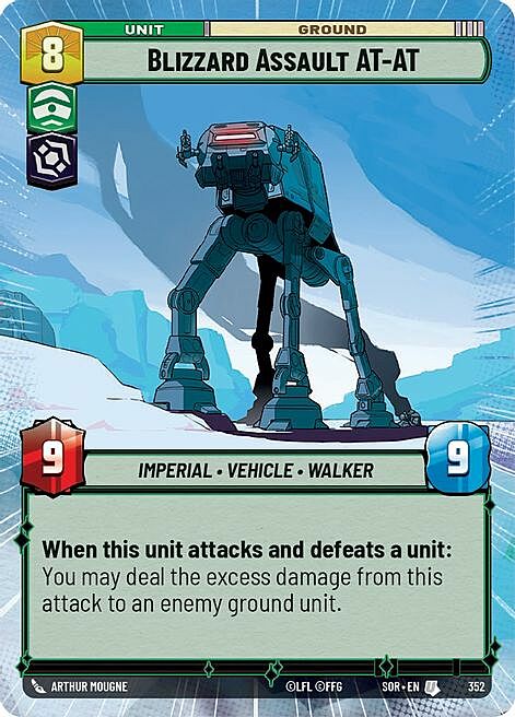 AT-AT d'Assalto Blizzard Card Front