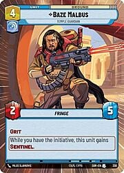 Baze Malbus, Guardián del Templo