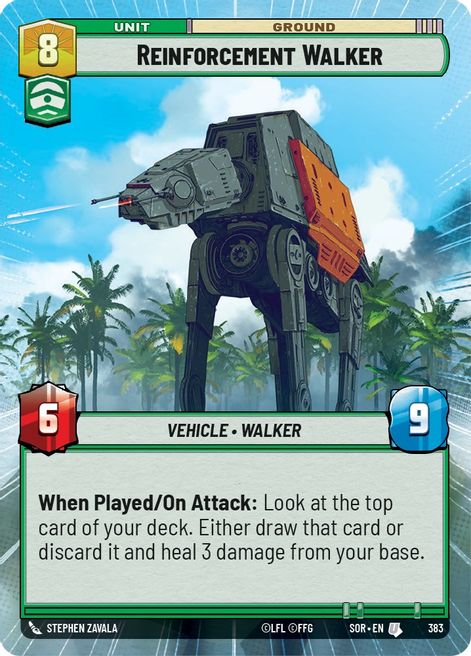 Reinforcement Walker Spark of Rebellion Variants | Star Wars | CardTrader