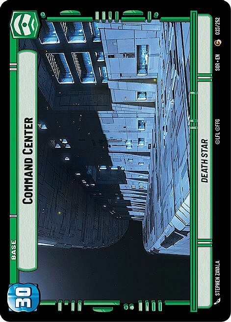 Command Center // Shield Card Front