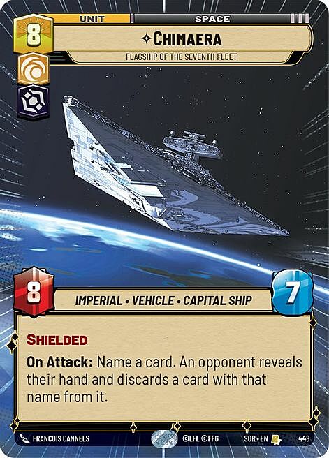 Chimaera, Flagship of the Seventh Fleet Card Front