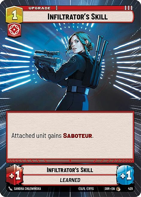 Infiltrator's Skill Card Front