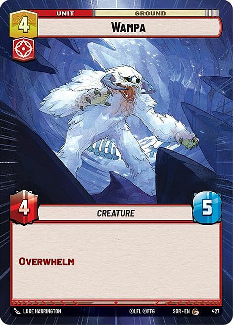 Wampa Card Front