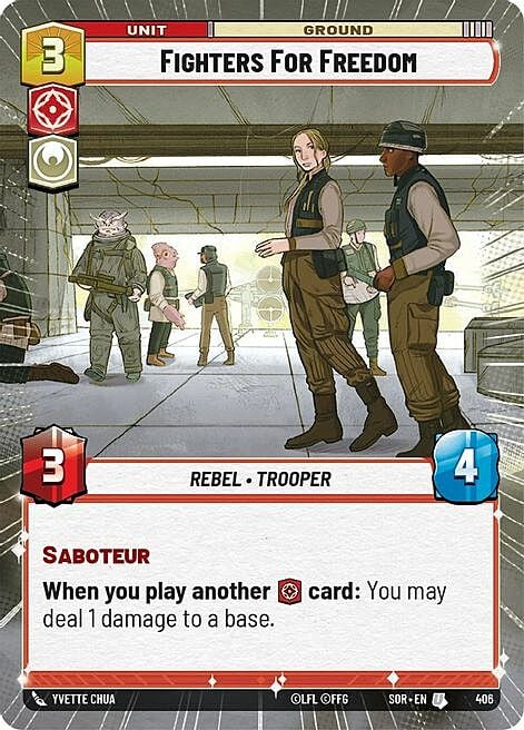 Fighters for Freedom Card Front