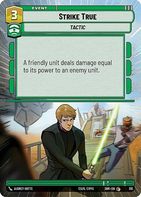 Strike True Card Front