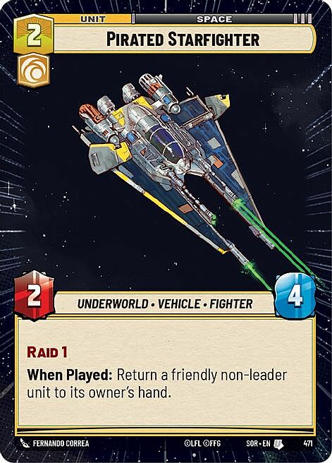 Pirated Starfighter Card Front