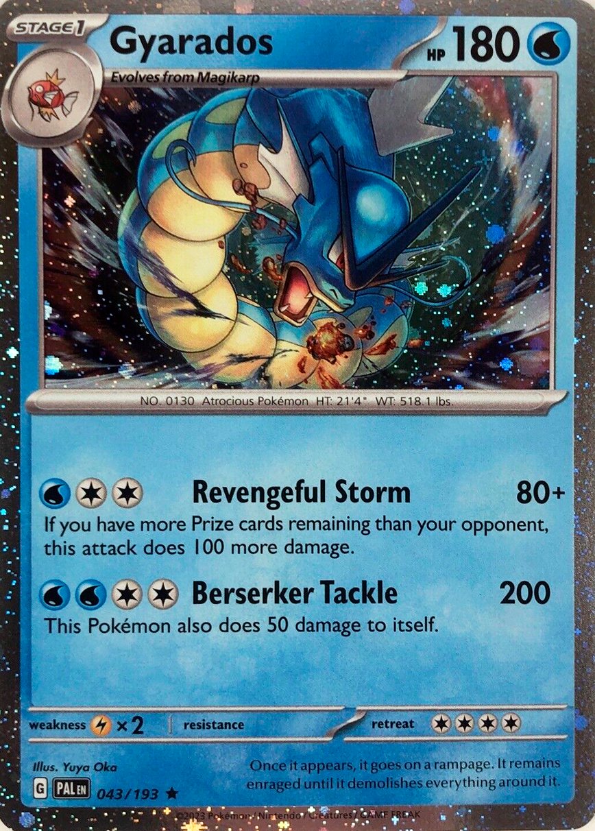 Gyarados Paldea Evolved Pokémon Cardtrader