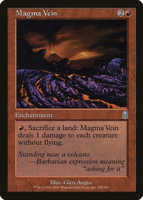 Vena di Magma Card Front