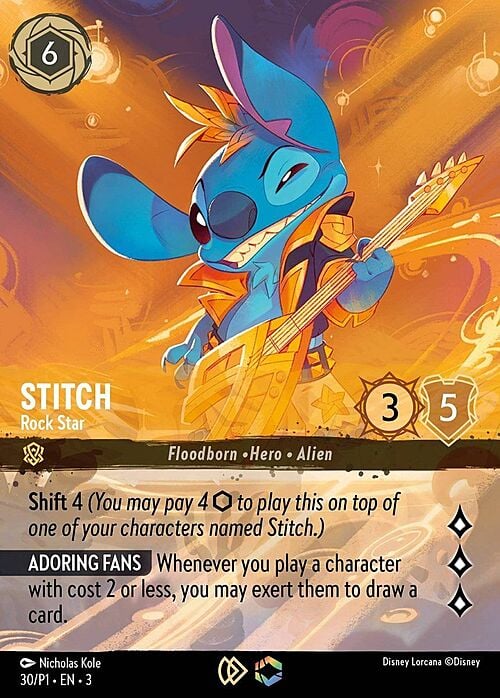 Stitch - Rock Star Frente