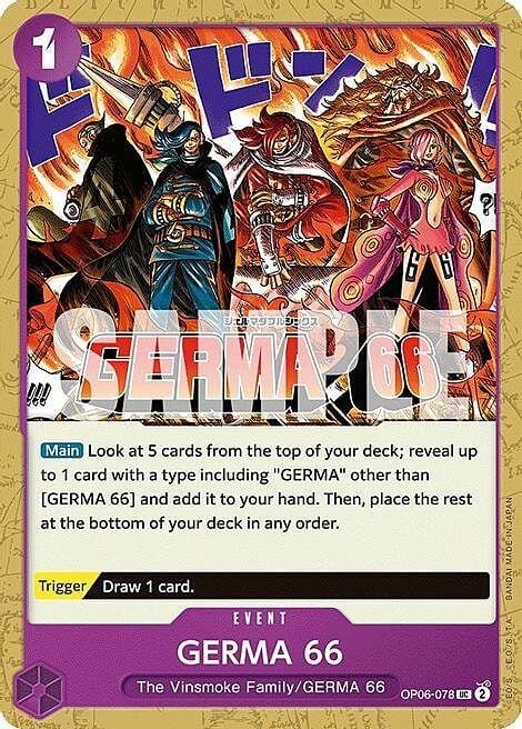 GERMA 66 Card Front