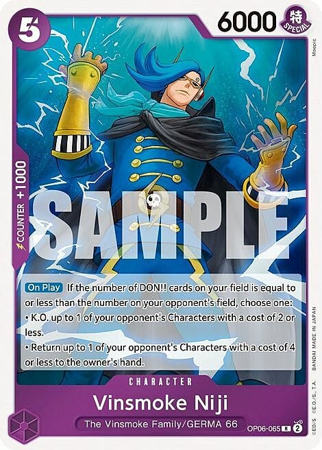 Vinsmoke Niji Card Front