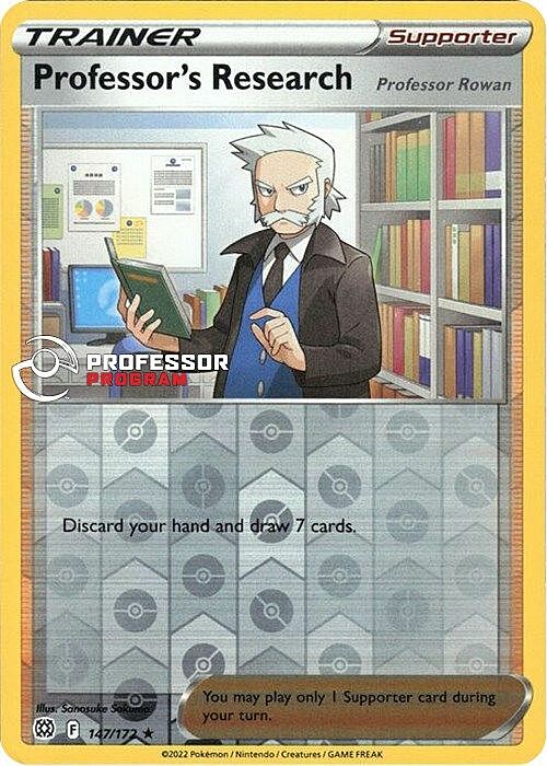 Professor's Research Card Front