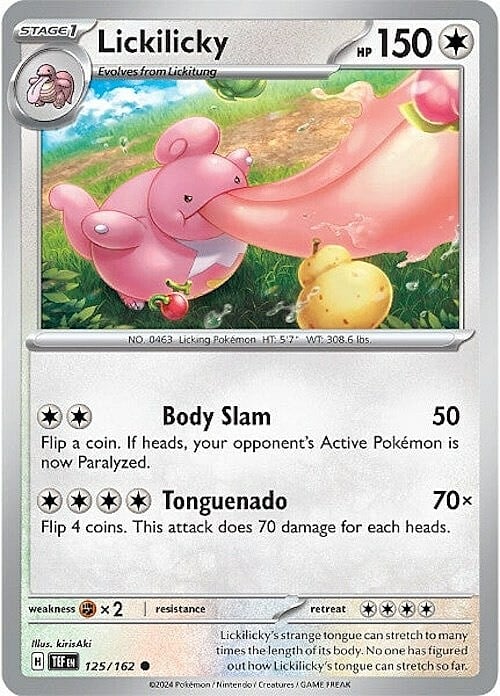 Lickilicky Card Front