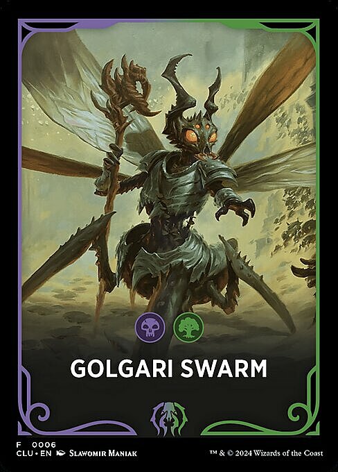 Ravnica: Clue Edition Front Card: Golgari Swarm Frente