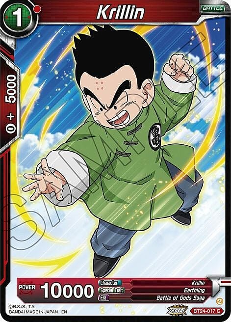 Krillin Card Front