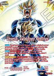 Vegeta // Vegeta, Awakened Feelings