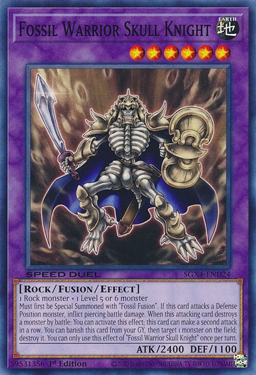 Fossil Warrior Skull Knight Card Front