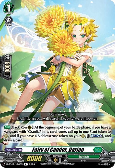 Fairy of Candor, Darian Card Front