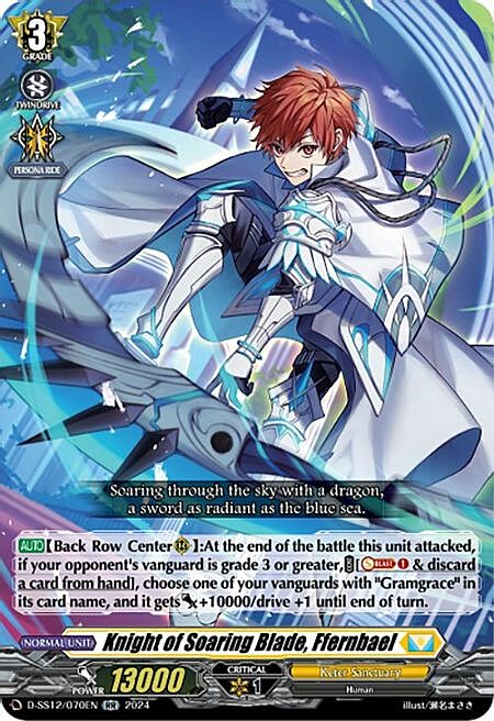 Knight of Soaring Blade, Ffernbael Card Front