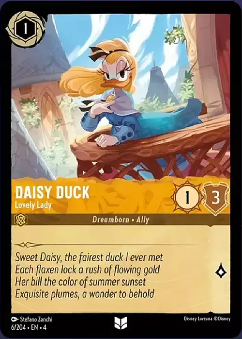 Daisy Duck - Lovely Lady Card Front